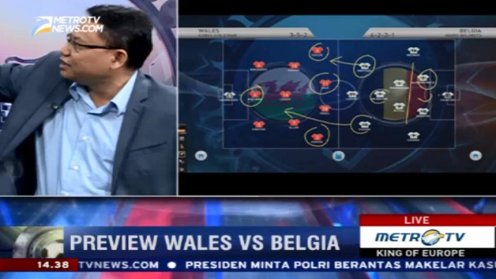 Preview Wales vs Belgia, Naga Lawan Setan Merah