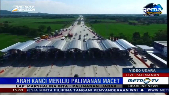Kemacetan di Exit Tol Palimanan Mulai Terurai