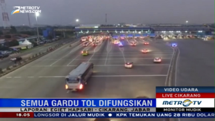 Hari Ini 40 Ribu Kendaraan Melintasi Tol Cikarang