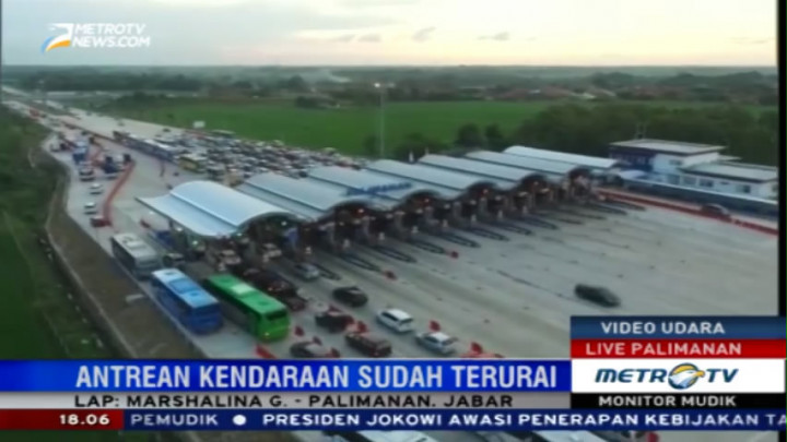 Antrean di Gerbang Tol Palimanan Sudah Terurai