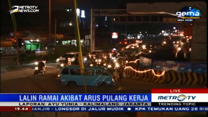 Lonjakan Arus Mudik di Kalimalang Diprediksi Terjadi Malam Ini