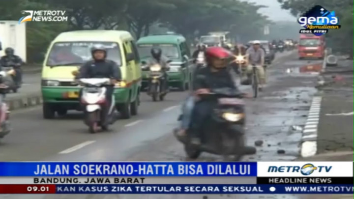 Jalan Soekarno Hatta Bandung Sudah Bisa Dilalui Pemudik