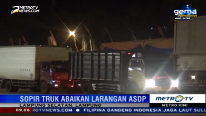 ASDP Tahan Truk di Kantung Parkir Pelabuhan