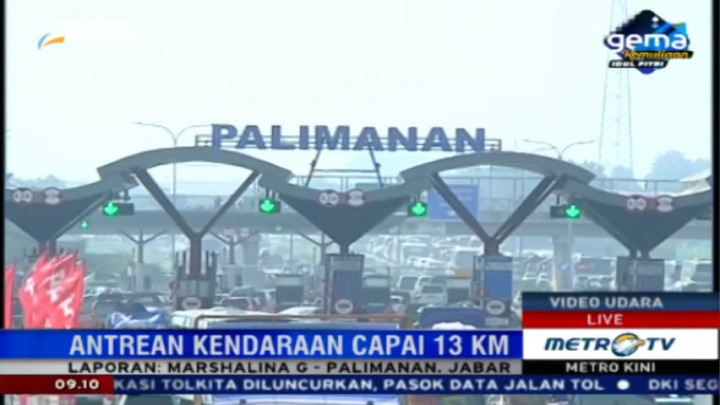 Arus Lalu LIntas di Tol Palimanan Masih Terkendali