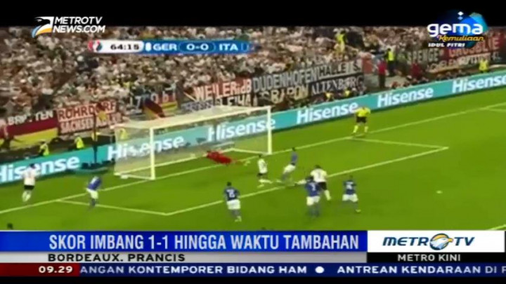Jerman Tundukkan Italia via Adu Penalti