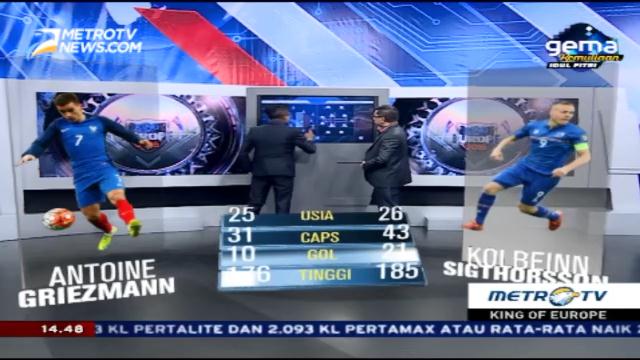 Review Pemain Kunci Laga Prancis vs Islandia