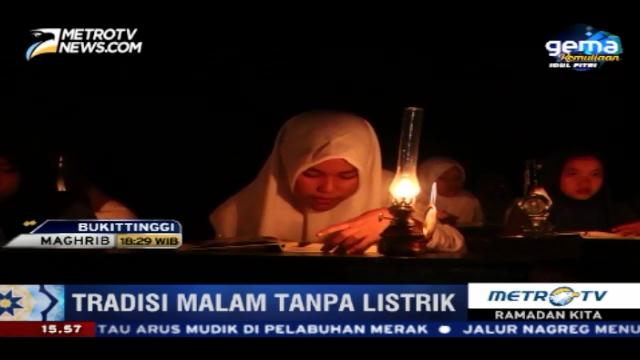 Tradisi Malam Tanpa Listrik Ponpes Baitul Musthofa