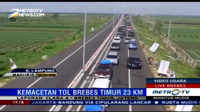 Macet Panjang Tol Brebes Timur Capai 23 Km