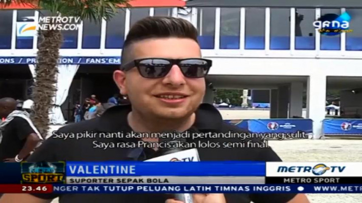 Suporter Prediksi Prancis akan Menang Lawan Islandia