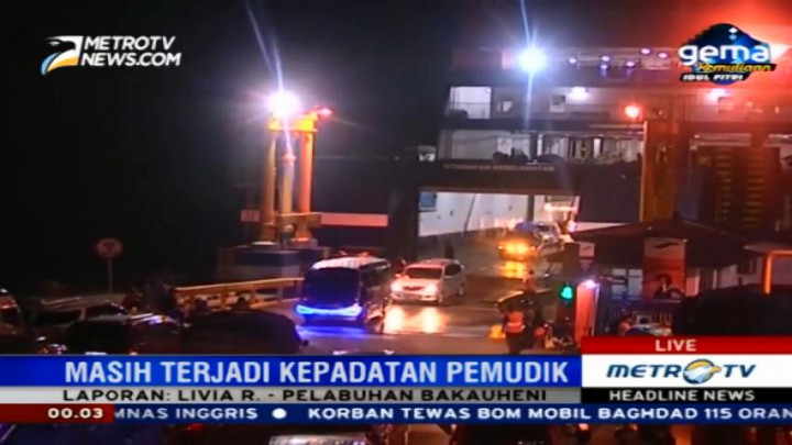 Jumlah Pemudik di Pelabuhan Bakauheni Meningkat 5 Persen