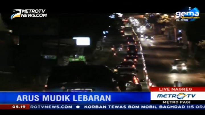 Arus Lalin di Nagreg Terpantau Ramai Lancar