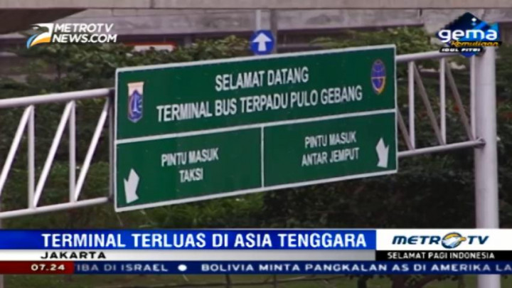 Terminal Pulogebang Belum Optimal