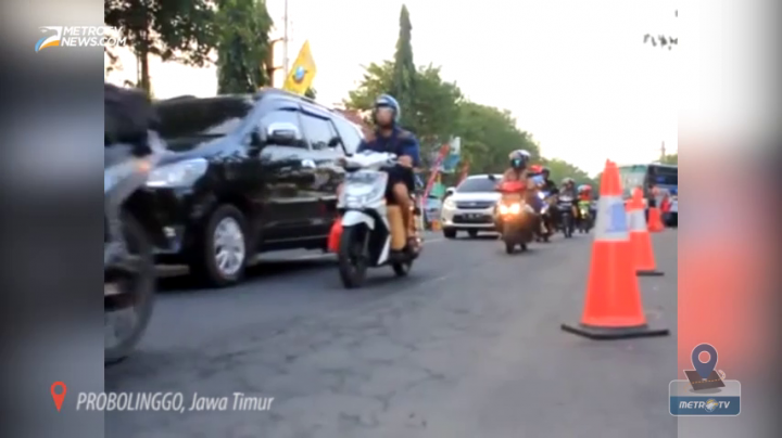 H-2 Lebaran, Jalan di Probolinggo Didominasi Roda Dua