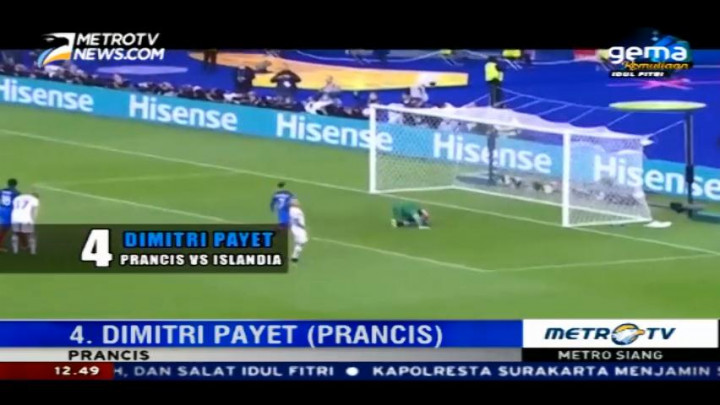 Gol Terbaik 8 Besar Piala Eropa 2016