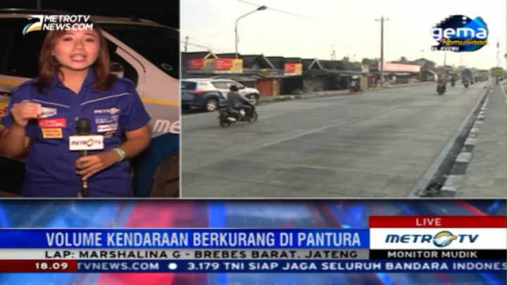 Lalu Lintas Brebes Barat Ramai Lancar