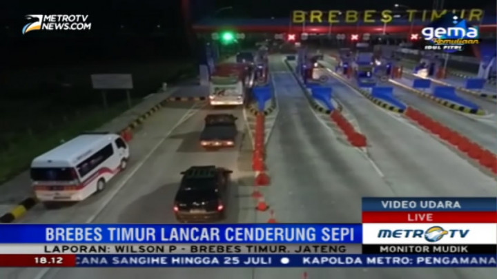 Arus Kendaraan Brebes Timur Lancar