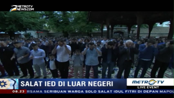 Pelaksanaan Salat Id di Bosnia dan Turki