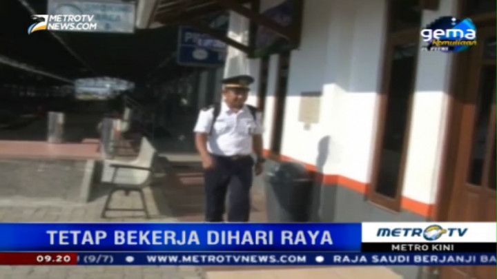 14 Tahun, Masinis Ini Tidak Rayakan Lebaran Bersama Keluarga