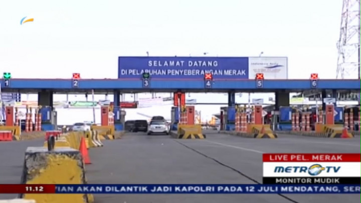 Pelabuhan Merak Lengang