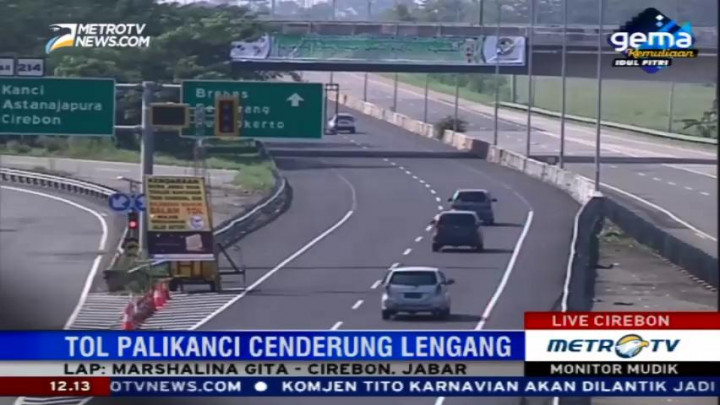 Tol Palikanci Cenderung Lengang