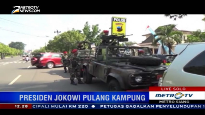 Pengamanan VVIP Disiapkan untuk Sambut Jokowi di Solo