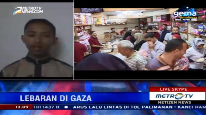 Suasana Lebaran di Gaza