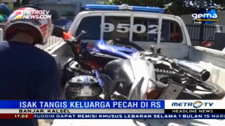 Satu Keluarga Tewas Akibat Kecelakaan Motor di Gambut