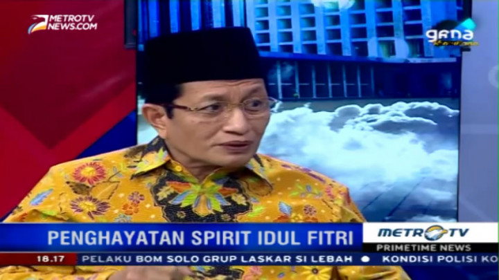 Perayaan Idul Fitri Mengajak Kita 'Mudik' Rohani dan Spiritual