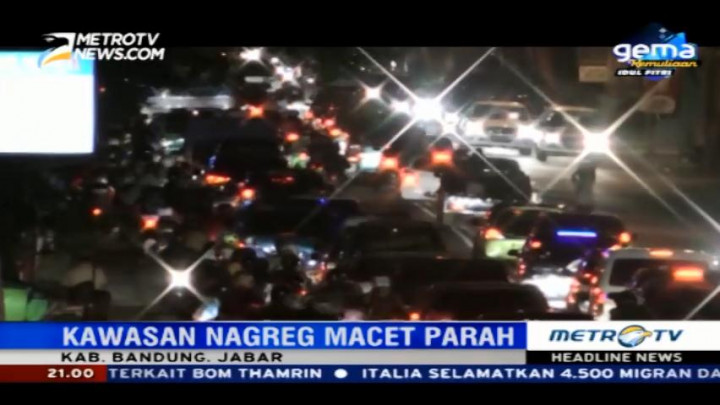 Kawasan Nagreg Macet Parah