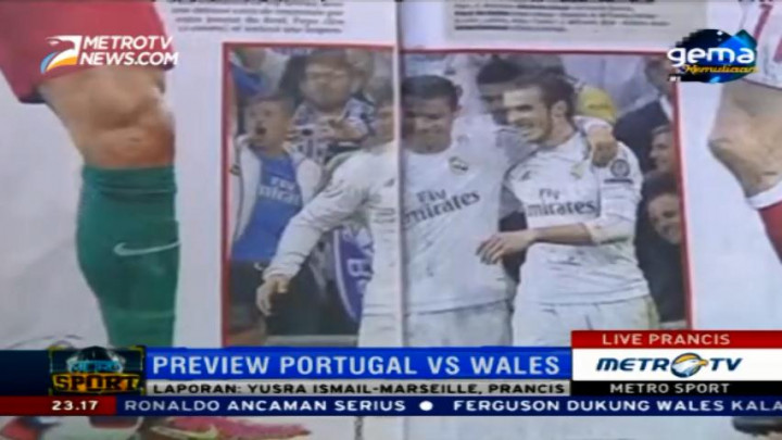 Media Prancis Nantikan Duel CR-7 vs Bale