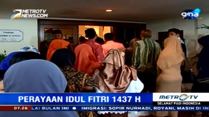 Sejumlah Tokoh Halal Bihalal dengan BJ Habibie