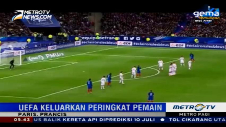 Payet Peringkat 1 Versi UEFA