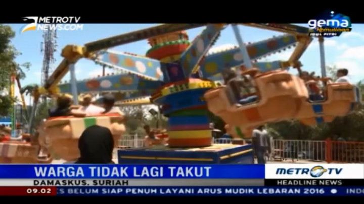 Warga Suriah Rayakan Lebaran dengan Aman