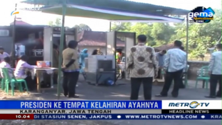 Jokowi Kunjungi Tempat Kelahiran Ayahnya