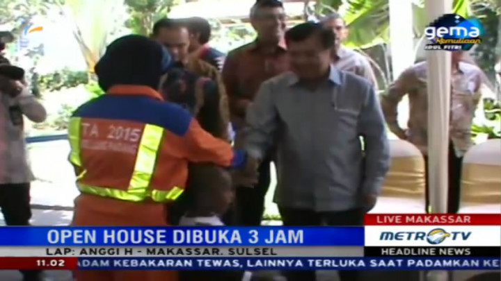JK Gelar Open House di Makassar
