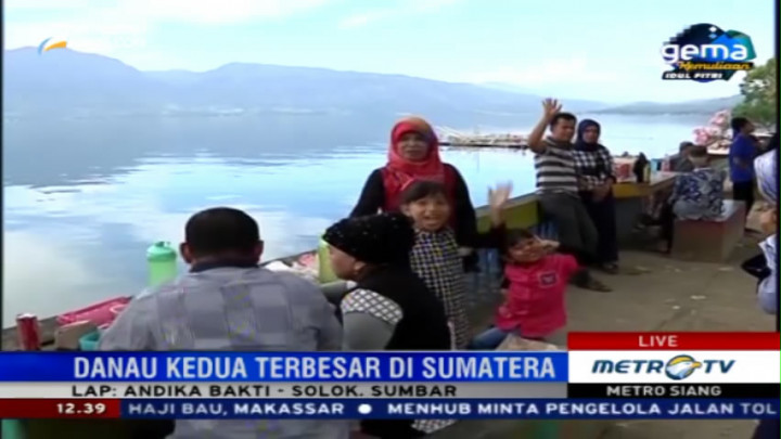Pesona Danau Singkarak Tarik Banyak Wisatawan