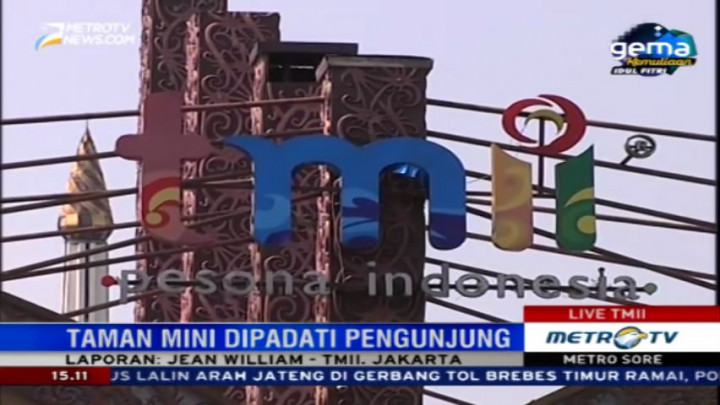 Dipadati Pengunjung, TMII Tingkatkan Pengamanan