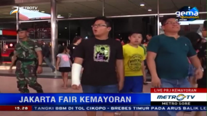 Hari Kedua Lebaran, Jakarta Fair Dipadati Pengunjung