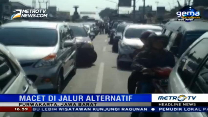 Jalur Alternatif Lokasi Wisata di Purwakarta Padat