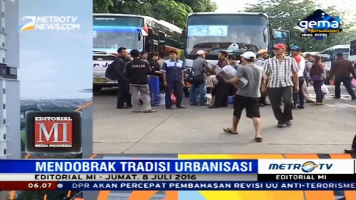 Mendobrak Tradisi Urbanisasi