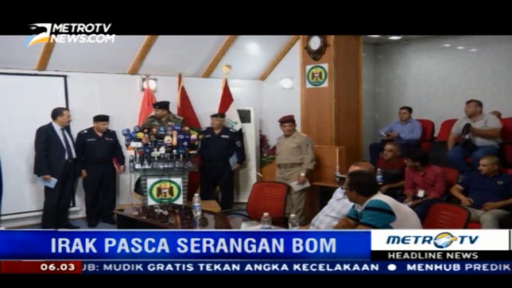 Kemenkes Irak: Jumlah Korban Jiwa Serangan Bom 292 Orang