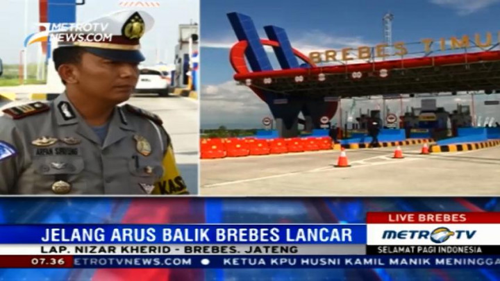 Jelang Arus Balik Brebes Lancar