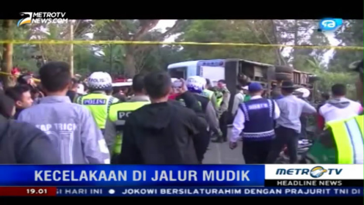 Kecelakaan Beruntun di Cimahi, 10 Orang Tewas
