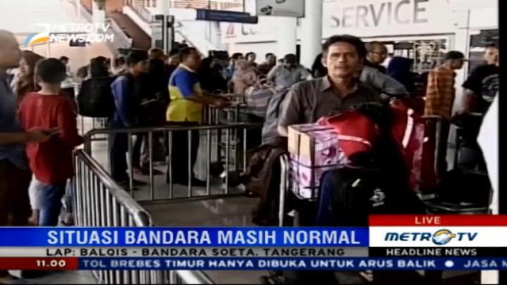 Puncak Arus Balik di Bandara Soetta Diprediksi Besok