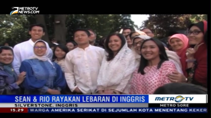 Sean Gelael dan Rio Haryanto Rayakan Lebaran di Inggris