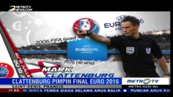 Wasit Asal Inggris Pimpin Final Prancis vs Portugal