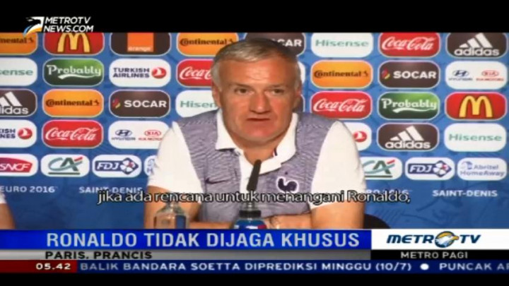 Deschamps Tak Berencana Kawal Khusus Ronaldo