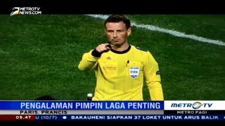 Mark Clattenburg Pimpin Laga Final Piala Eropa