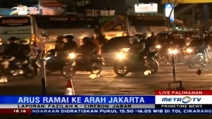 Antrean Kendaraan di Pertigaan Palimanan Mulai Terurai