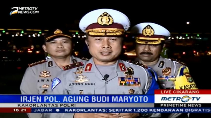 Polri Anggap Arus Balik Lebih Baik Dibanding Arus Mudik